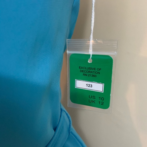 Mori Lee 123 peacock size 10 - Picture 3 of 7